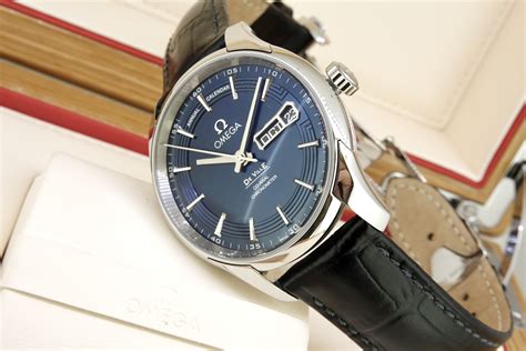 omega deville hour vision annual calendar replica|omega de ville watch calendar.